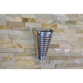 Applique murale design conique en aluminium 20 x 13 cm
