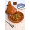 Plat tajine de cuisson en terre cuite 29 cm