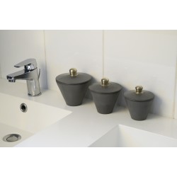 Accessoires salle de bain en tadelakt