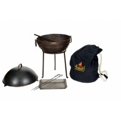 Kit barbecue 40 cm KADAI et ses accessoires