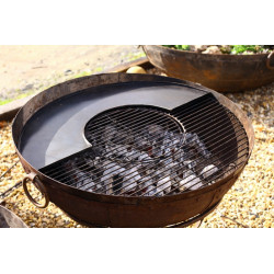 Plancha de cuisson pour barbecue Kadai 60 cm