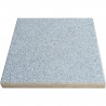 Dalle de terrasse en béton grenaillée 40 x 40 x 4 cm gris clair par palette de 8,96 m2