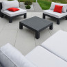 Dalle de terrasse en béton grenaillée 60 x 40 x 4 cm blanc par palette de 8,64 m2