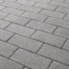 Pavé en béton carrossable 10 x 20 x 5 cm anthracite par palette de 7 m2