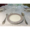 Assiette plate ronde en porcelaine Ø : 20,5 cm blanche