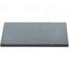 Kit margelle en pierre reconstituée plate 2,5 cm 4 x 8 ml gris clair
