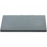 Kit margelle en pierre reconstituée plate 2,5 cm 6 x 12 ml gris clair