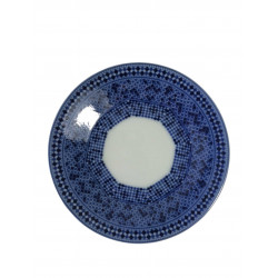 Tasse pour petit déjeuner en porcelaine 5 cl, bleue