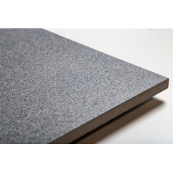 Carrelage extérieur grès cérame Pepper Dark 60 x 60 x 2 cm