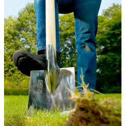 Bêche de jardin en acier et manche fibre de verre 95 cm - POLET