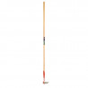 Binette de jardin en acier trempé et manche boule en frêne de 160 cm - POLET