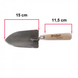 Transplantoir traditional acier trempé et frêne 32 x 8 cm - POLET