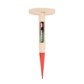 Plantoir pointe en acier et manche T en bois  30 cm - POLET