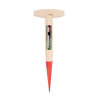 Plantoir pointe en acier et manche T en bois  30 cm - POLET