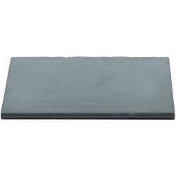 Kit margelle en pierre reconstituée plate avec escalier Ep.2,5 cm 4 x 8 ml gris clair