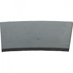 Kit margelle en pierre reconstituée plate avec escalier Ep.2,5 cm 5 x 10 ml gris clair