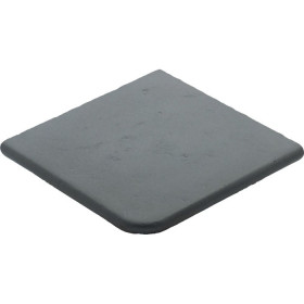 Kit margelle en pierre reconstituée plate avec escalier Ep.2,5 cm 6 x 12 ml gris clair