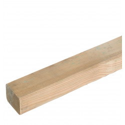 Lambourde pour terrasse en bois traité – 300 x 7,5 x 4 cm