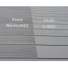 Lame de terrasse alvéolaire réversible composite - 260 x 14,6 x 2,4 cm – Gris 