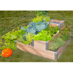 Carré potager en pyramide fabrication 100 % française – 100 x 90 x 54 cm