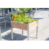 Carré potager sur pied en bois Douglas non traité grand modèle – 80 x 75 x 80 cm