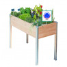 Carré potager rectangulaire sur pieds en bois Douglas non traité – 100 x 45 x 80 cm