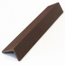 Cornière de finition en composite - 220 x 5 x 4 cm Chocolat