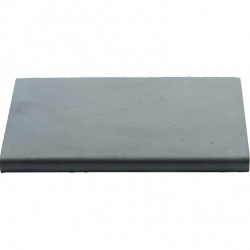 Kit margelle en pierre reconstituée plate avec escalier Ep.4 cm 4 x 8 ml gris clair
