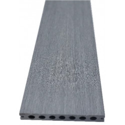 Lame composite alvéolaire coextrudée réversible – 260 x 14,5 x 2,1 cm – Couleur gris 
