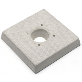 Socle carré en ciment – 30 x 30 x 5 cm 