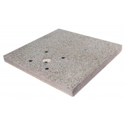 Socle pour fontaine en grain de ciment – 40 x 40 x 5 cm 