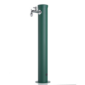 Fontaine de jardin en fer avec robinet en rosace – 16 x 30 x 85 cm – multiples coloris