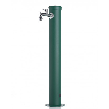Fontaine de jardin en fer avec robinet en rosace – 16 x 30 x 85 cm – multiples coloris