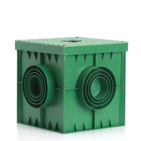 Socle en PVC pour fontaine de jardin extérieur – 25 x 25 x 25 cm