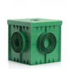 Socle en PVC pour fontaine de jardin extérieur – 25 x 25 x 25 cm