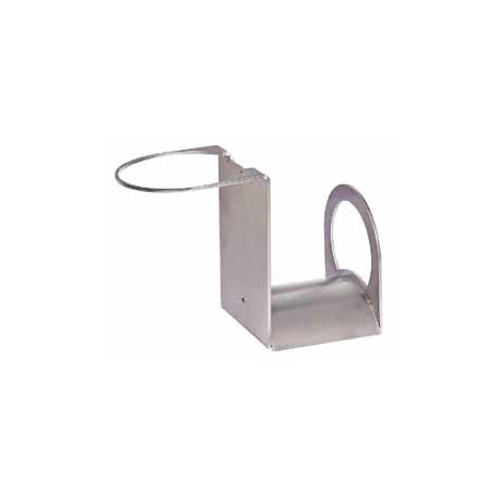 Porte tuyau en inox pour fontaine de jardin en inox – 13 x 25 x 18 cm