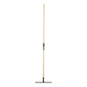 Râteau de jardin 12 dents en acier et manche en frêne 150 cm - POLET