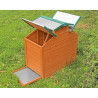 Poulailler Halifax en bois traité – Capacité 3 à 4 poules – 103 x 68 x 104 cm