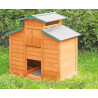 Poulailler Halifax en bois traité – Capacité 3 à 4 poules – 103 x 68 x 104 cm