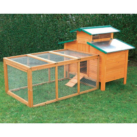 Parcours d’extension pour poulailler en bois traité – 150 x 93 x 67 cm