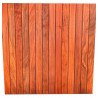 Dalle de terrasse en bois exotique Padouk – 100 x 100 x 3,8 cm
