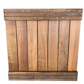Dalle de terrasse en bois exotique IPE – 50 x 50 x 3,8 cm