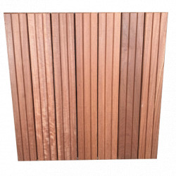 Dalle de terrasse en bois exotique Maçaranduba – 50 x 50 x 3,8 cm