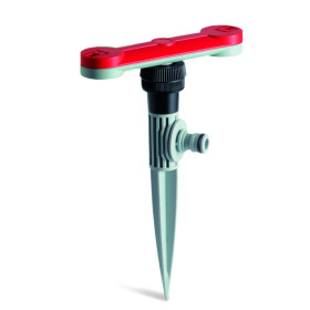 Arroseur de surface rotatif à piquer avec 2 buses en plastique