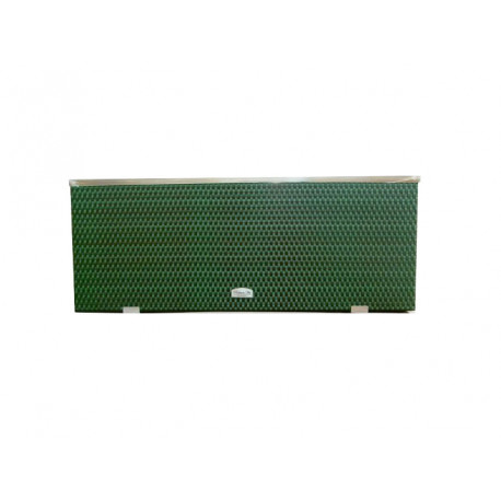 Jardinière en résine tressée rectangulaire avec cadre en aluminium – 108 x 39 x 43 cm – Disponible en 11 coloris