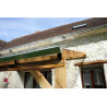 Toit de terrasse en pin traité autoclave de 9,30 m² – 310 x 297 x 269 cm – Toit en Polycarbonate