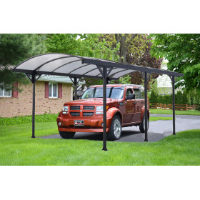 Abri de voiture Couv’Voiture en aluminium – 508 x 302 x 200 cm - Toiture en polycarbonate