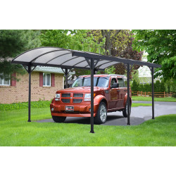 Abri de voiture Couv’Voiture en aluminium – 508 x 302 x 200 cm - Toiture en polycarbonate