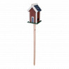 Mangeoire villa scandinave perchée en contreplaqué et pin – 17,3 x 18 x 116,5 cm