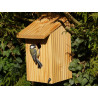 Nichoir Bicoque pour moineaux, mésanges et sittelles en bois certifié PEFC fabriqué en France – 16 x 21 x 31 cm